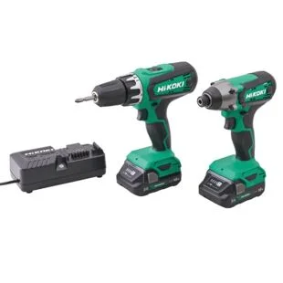 Hikoki 18V Combi & Impact Drill Twin Pack