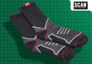 Scan Work Socks Triple Pack Ref XMS25SOCKS