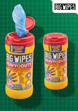 Big Wipes Heavy Duty Trade Wipes Twin Pack Ref XMS25WIPES
