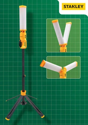Stanley 360 Worklight on Tripod Ref XMS25WORKLI