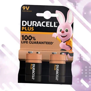 Duracell 9V Battery Twin Pack XMS26DUR9V