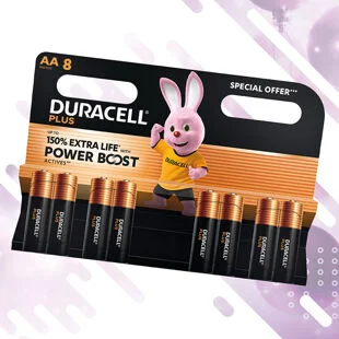 Duracell AA Battery 8 Pack XMS26DURAA