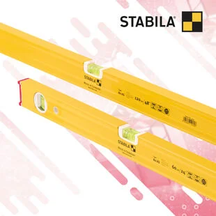Stabila Spirit Level Twin Pack 80A - 120Cm & 60Cm XMS26STABILA
