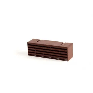 Timloc Plastic Airbrick 215 x 69 x 60 mm Brown