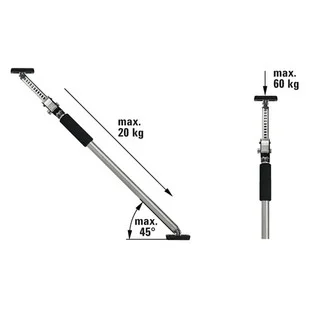 Bessey ST Telescopic Drywall Support 750 - 1250mm Ref ST125