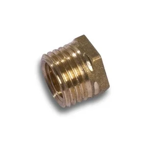 BF241 Brass Hexagonal Bush 1/4" x 1/8"
