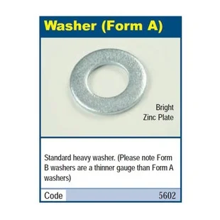 Bright Zinc Washers M12 Ref 5602080