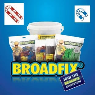 Broadfix Bag Of 200no Assorted U Packers Ref BFXU200
