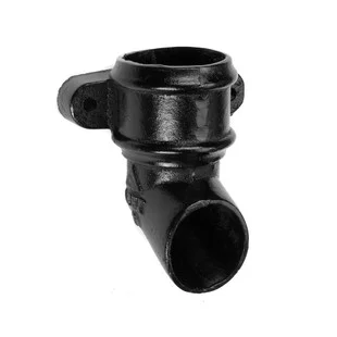 Cast Iron Primed Apex Heritage 63mm Circular Pipe Shoe With Ears - Ref P25/SH/E