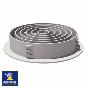 Circular Soffit Vent White Ref G700WH