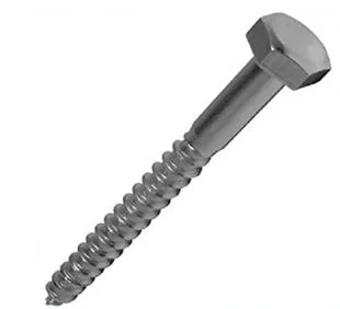 Coach Screws M6 x 90mm BZP Hexagonal Head