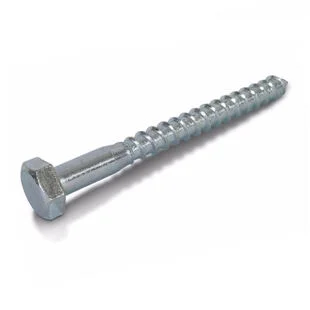 Coach Screws M6 x 50mm BZP Hexagonal Head