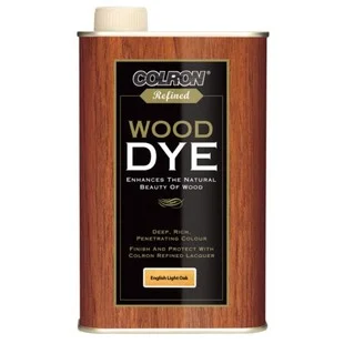 Colron Refined Wood Dye English Light Oak 250Ml Ref 36890