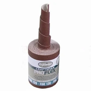Craftsman 120 Grit Proflex Sandpaper 5Mtr Roll Ref PAPFV120