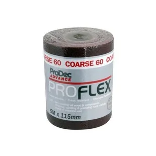 Craftsman 60 Grit Proflex Sandpaper 5Mtr Roll Ref PAPFV60