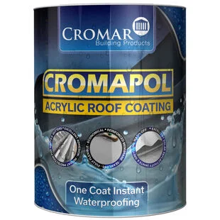 Cromapol Acrylic Roof Coating Grey 2.5kg