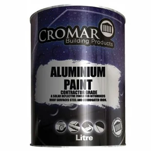 Cromar Aluminium Solar reflective paint 1L Ref AAC/101