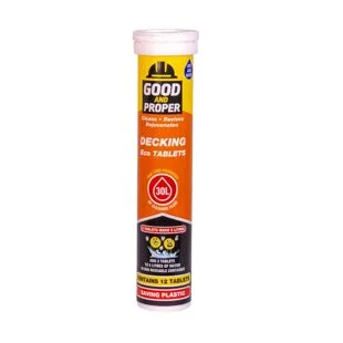 Good & Proper Decking Cleaner 12 Tablets Tube