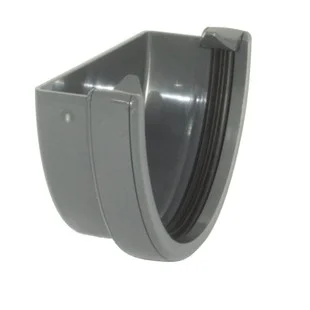Floplast Deepflow Gutter External Stop End Anthracite REH1AG
