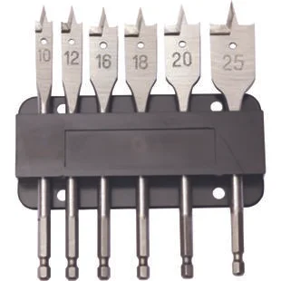 Dart 6 Piece Flat Bit Set (W) (P)