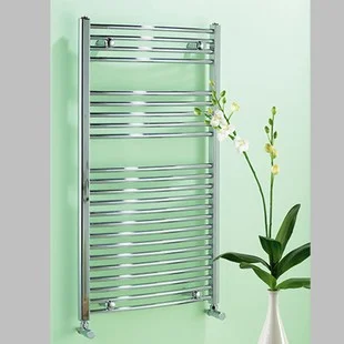 Dolomite Curved Chrome Towel Warmer 1200 x 600mm Ref NDCC 1200-600