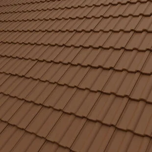 FP McCann Double Roman Tile Brown (Pack:210)