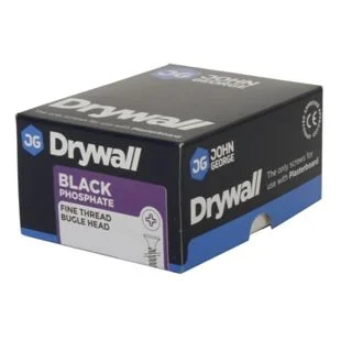 Black Drywall Screws 38mm x 3.5mm x Box:200 Bugle Head