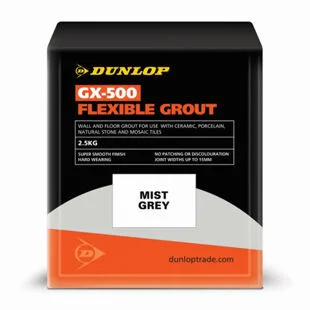 Dunlop GX-500 Flexible Grout Mist Grey 2.5kg Ref 25948
