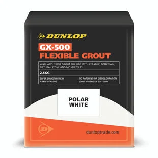 Dunlop GX-500 Flexible Grout Polar White 2.5kg Ref 25944