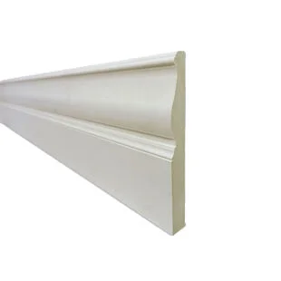 Edwardian White Primed MDF 25mm x 80mm