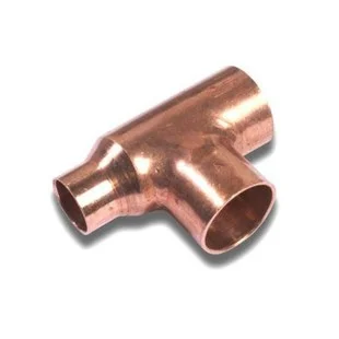 EF24R End Feed Reduced Tee 28mm x 22mm x 28mm