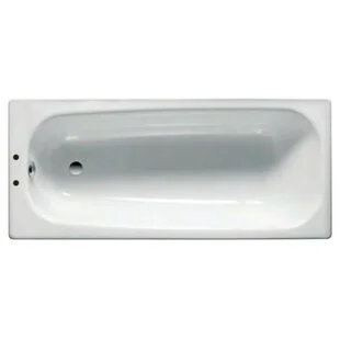 Fresssh Forte 1700x700mm Plain Steel 2th Bath Inc. Bolt on Feet