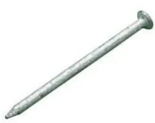 Galvanised Round Head Nails 40mm 2.65mm x 500g Pack Ref 19003145