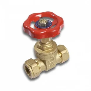 VGE Brass Gate Valve 22mm - Economy Ref 10020114