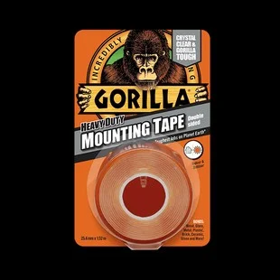 Gorilla Heavy Duty Mounting Tape Black 1.5mtr Roll Ref 3044201