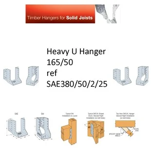 Heavy U Hanger  165/50 ref SAE380/50/2/25