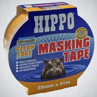 Hippo 25mm Clean Edge Masking Tape 41mtr