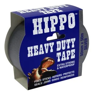 Hippo 50mm Silver Tape 50mtr Ref H18000