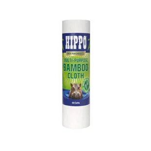 Hippo Multi Purpose Bamboo Dry Cloth 60no Ref H18736
