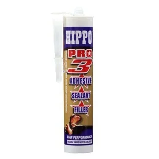 Hippo Pro 3 All Weather Sealant, Adhesive & Filler White 290ml