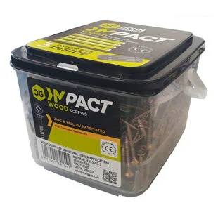 Impact Professional Woodscrew CSK 4.0mm x 70mm PZ2 ZYP Tub:500