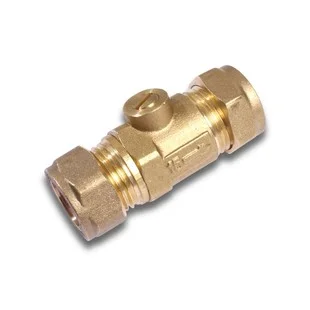 QQH Isolating Valve 15mm Chrome - Heavy Patt Ref 10030243