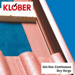 Klober Continuous Dry Verge Tiles 5Mtr Black
