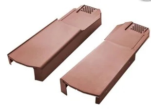 Klober Uni-Click Dry Verge Left Hand Terracotta