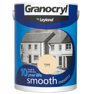 Leyland Granocryl Masonry Paint Cream 5Ltrs