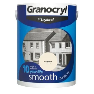 Leyland Granocryl Masonry Paint Magnolia 5Ltrs
