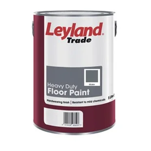 Leyland Heavy Duty Floor Paint Slate 5Ltrs Ref 264619