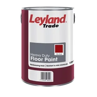 Leyland Heavy Duty Floor Paint Tile Red 5Ltrs Ref 264621