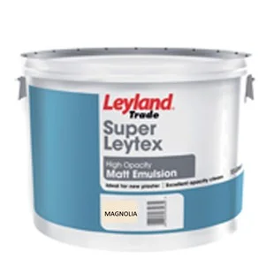 Leyland Super Latex New Plaster Matt Magnolia 10Ltrs Ref 264710