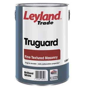 Leyland Truguard Textured Masonry Brilliant White 5Ltrs Ref 264722